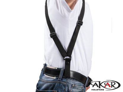 Vertical Shoulder Nylon Shoulder Holster Fits  Springfield 911 9mm