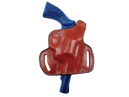 Thumb Break Leather Belt Holster – Premium Cowhide Fits .38 Special revolver (3")