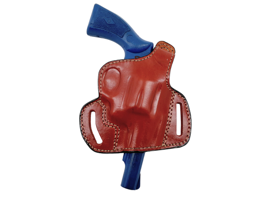 Thumb Break Leather Belt Holster – Premium Cowhide Fits .38 Special revolver (3")