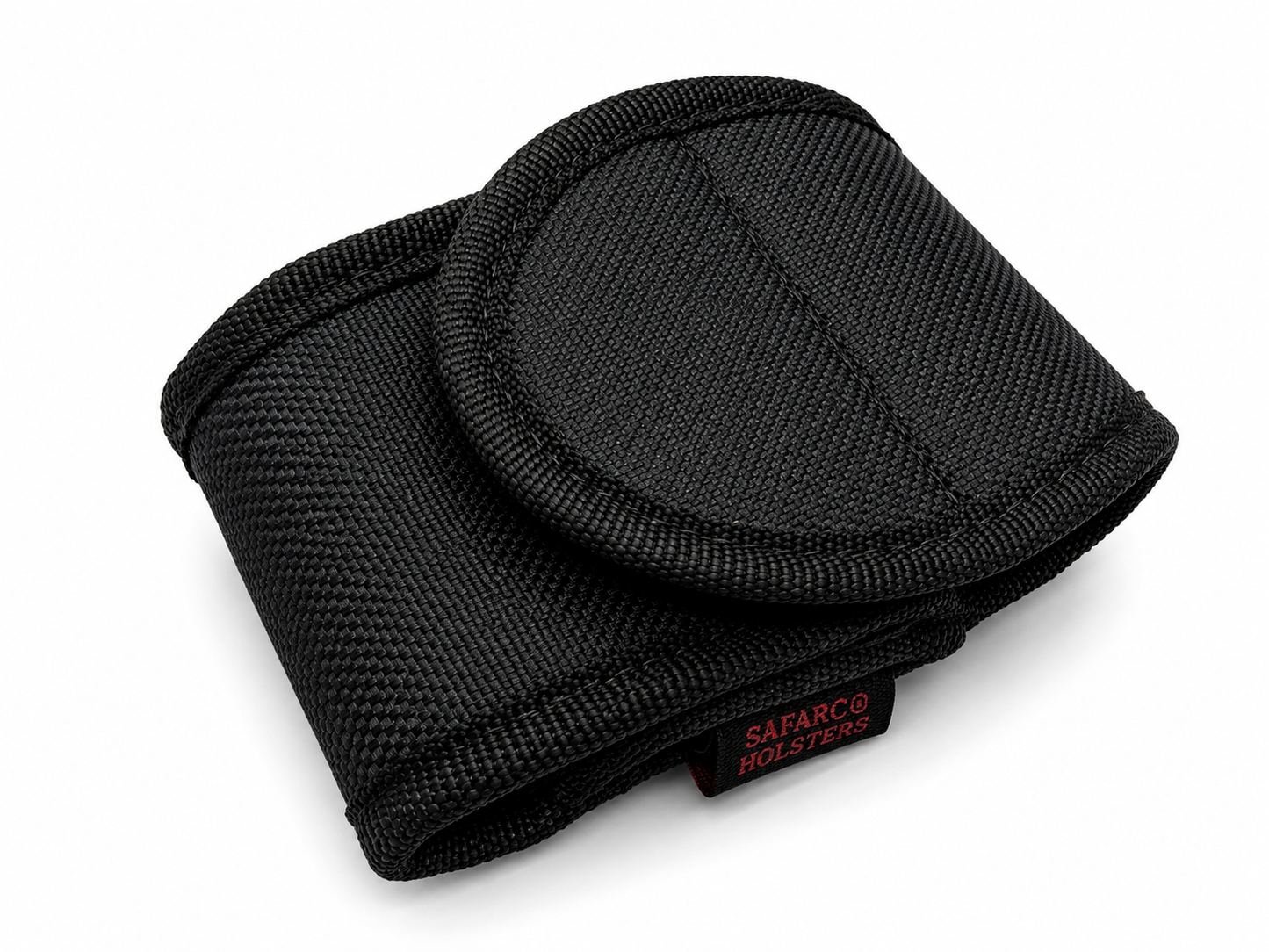 Nylon Handcuff Pouch Duty Belt Cuff Case Hook Loop Closure Black 4.5"