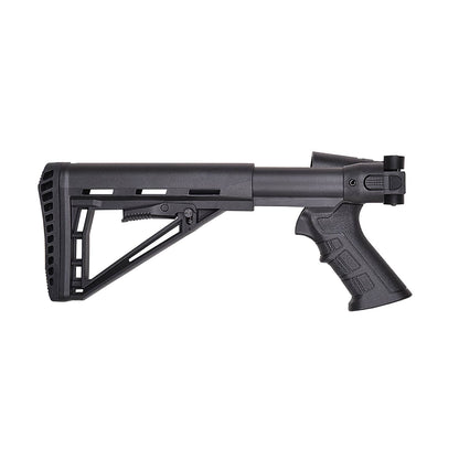 Folding Tactical Buttstock with Pistol Grip, Adjustable, Collapsible Compatible with Emperor Arms Cobra12 Mag Fed Shotgun - Shortie