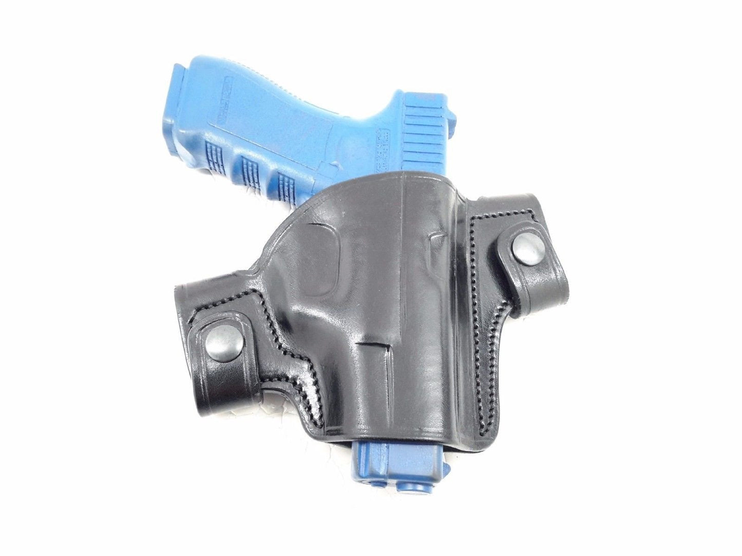 OWB Snap-On Leather Open Top Holster Compatible w/ Tanfoglio FT-9 FS Sport