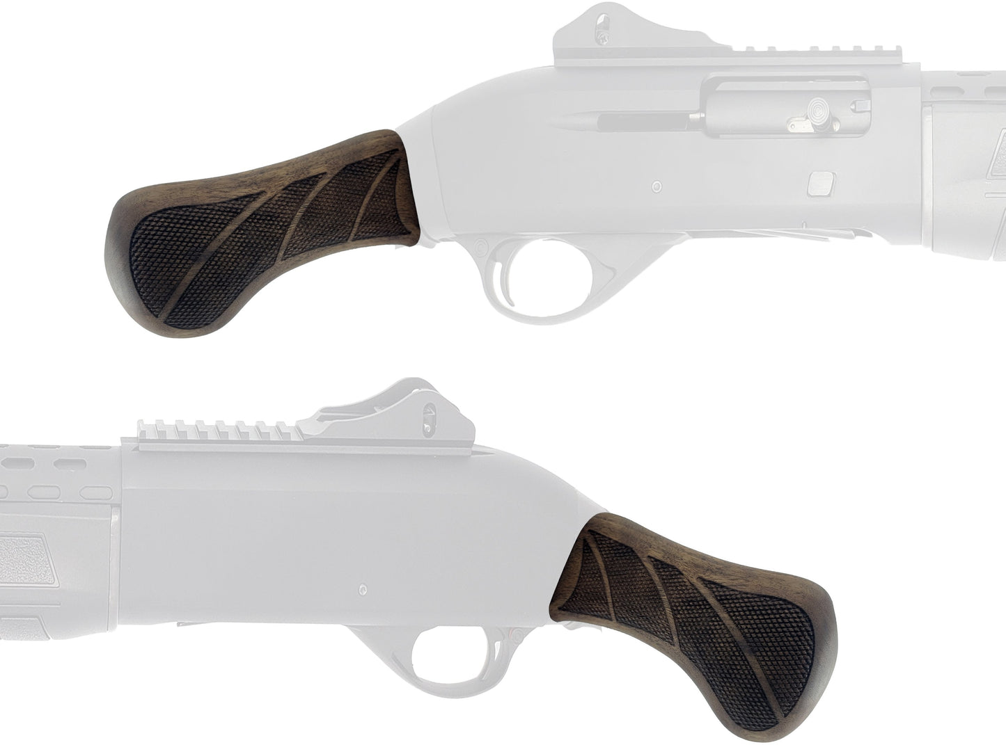 Turkish Walnut Raptor Birds Head Shotgun Pistol Wood Stock Grip  Compatible with  Rock Island Armory X4 12GA