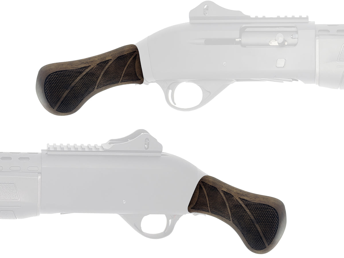 Raptor birds head wood shotgun grip for Winchester SXP Camp / Field variants, view 2