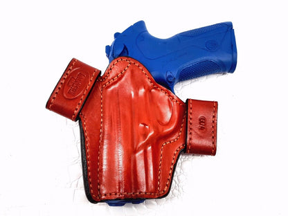 Smith & Wesson CS9 Chiefs Special 9mm OWB Snap-On Leather Open Top Holster