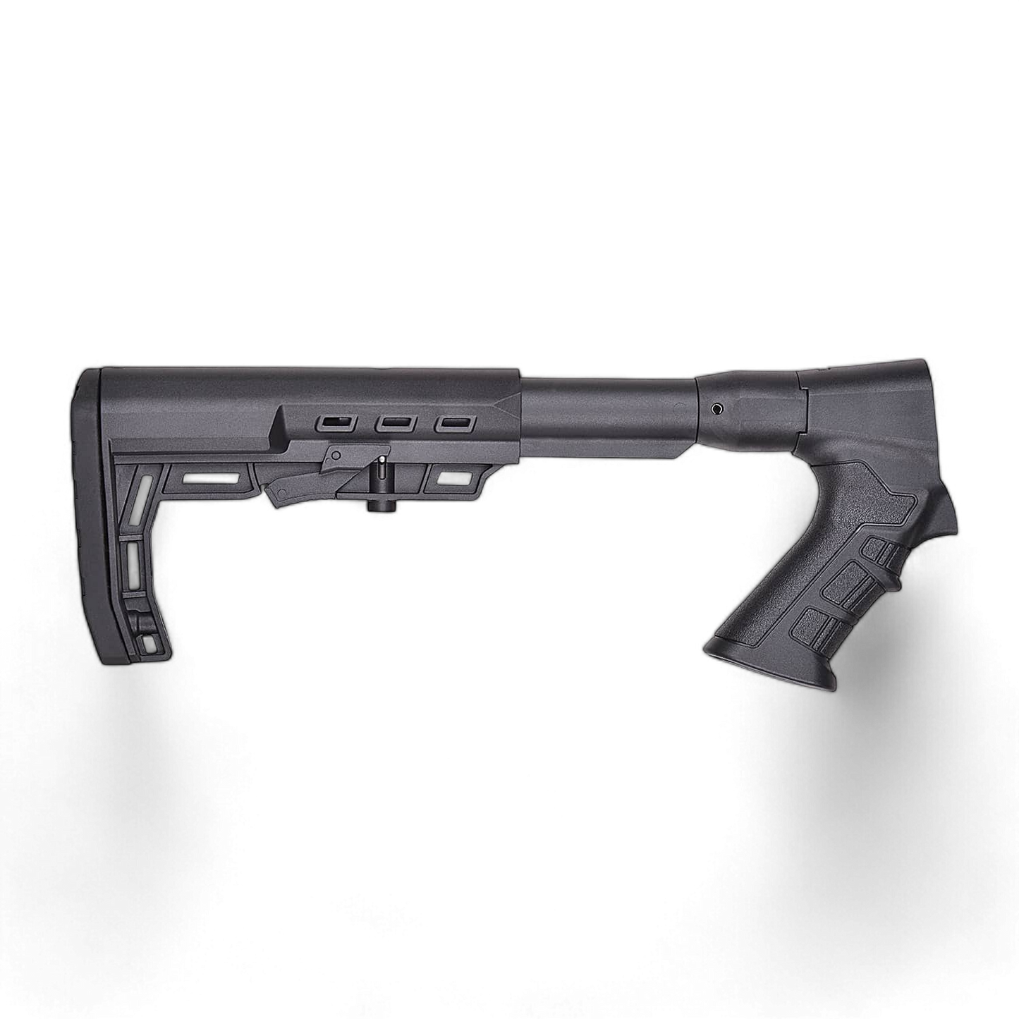 Fixed Tactical Adjustable Shotgun Stock Kit with Ergonomic Pistol Grip Compatible with Emperor Arms Cobra12 Mag Fed Shotgun - Shortie