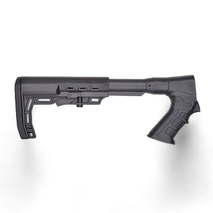 Fixed Tactical Adjustable Shotgun Stock Kit with Ergonomic Pistol Grip Compatible with Emperor Arms Cobra12 Mag Fed Shotgun - Shortie