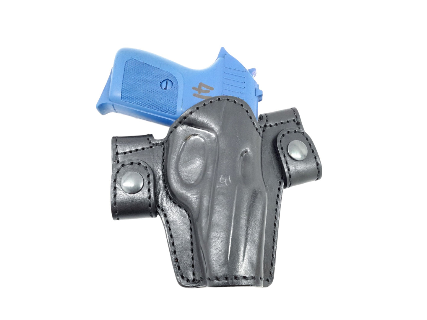 OWB Snap-On Leather Open Top Holster Compatible w/ Walther PPK/S