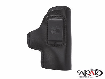 IWB CCW Leather Holster RH Inside-the-Pants Clip-On – Compatible with Ruger P89