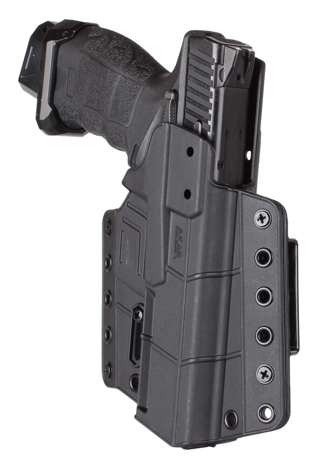 Polimer Series Closed System Locked Level 2 Holster - Original Design, adjustable Tension Compatible with Canik series: TP9DA, TP9SA MOD 2, TP9SF, TP9SF ELITE-S, TP9SA, Combat, Mete, and Mete-S