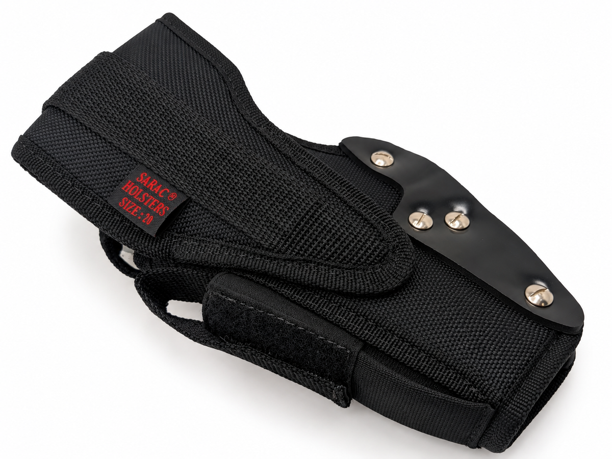 Heavy Duty Nylon OWB Pistol Holster Tactical Accessory Pouch Fits