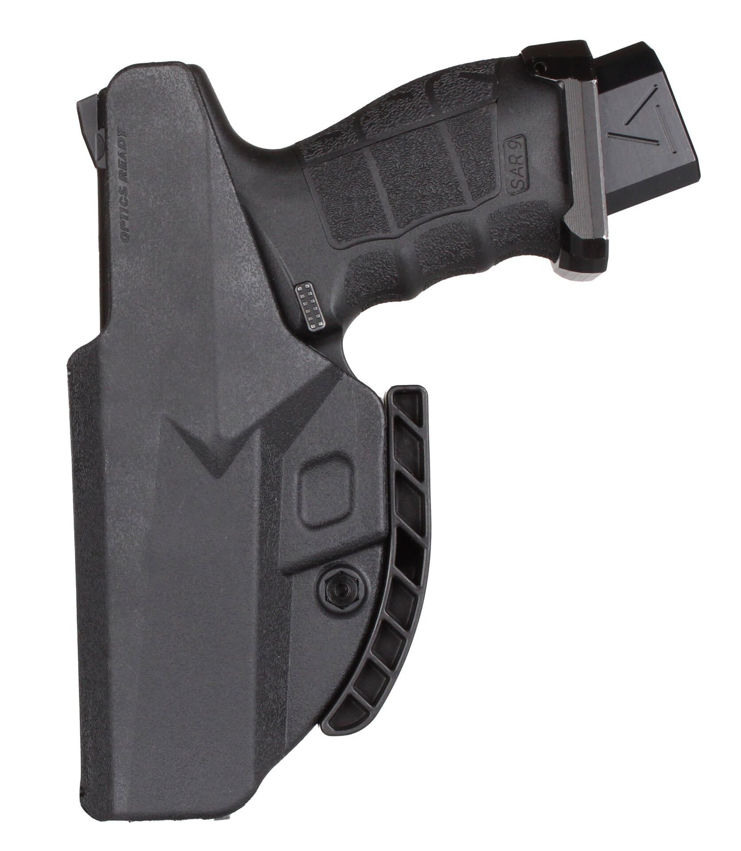 IWB Holster for Canik TP9 Series (Except Gen5 Body) | Strong & Durable Polymer | Ergonomic Design with Concealment Wing | Passive Trigger Guard Lock | Optics Ready | Adjustable Angle Fork