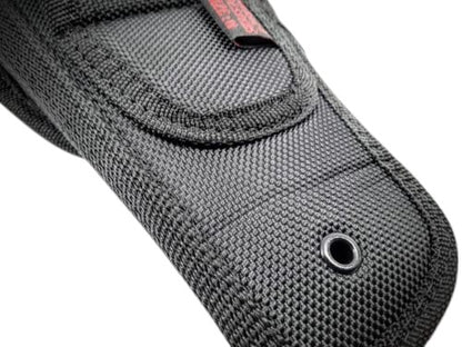 Quick‑Draw OWB Belt Holster – Right‑Hand, Black Nylon, Hook & Loop Lid, Compatible W/ Raven Arms P25 MP25