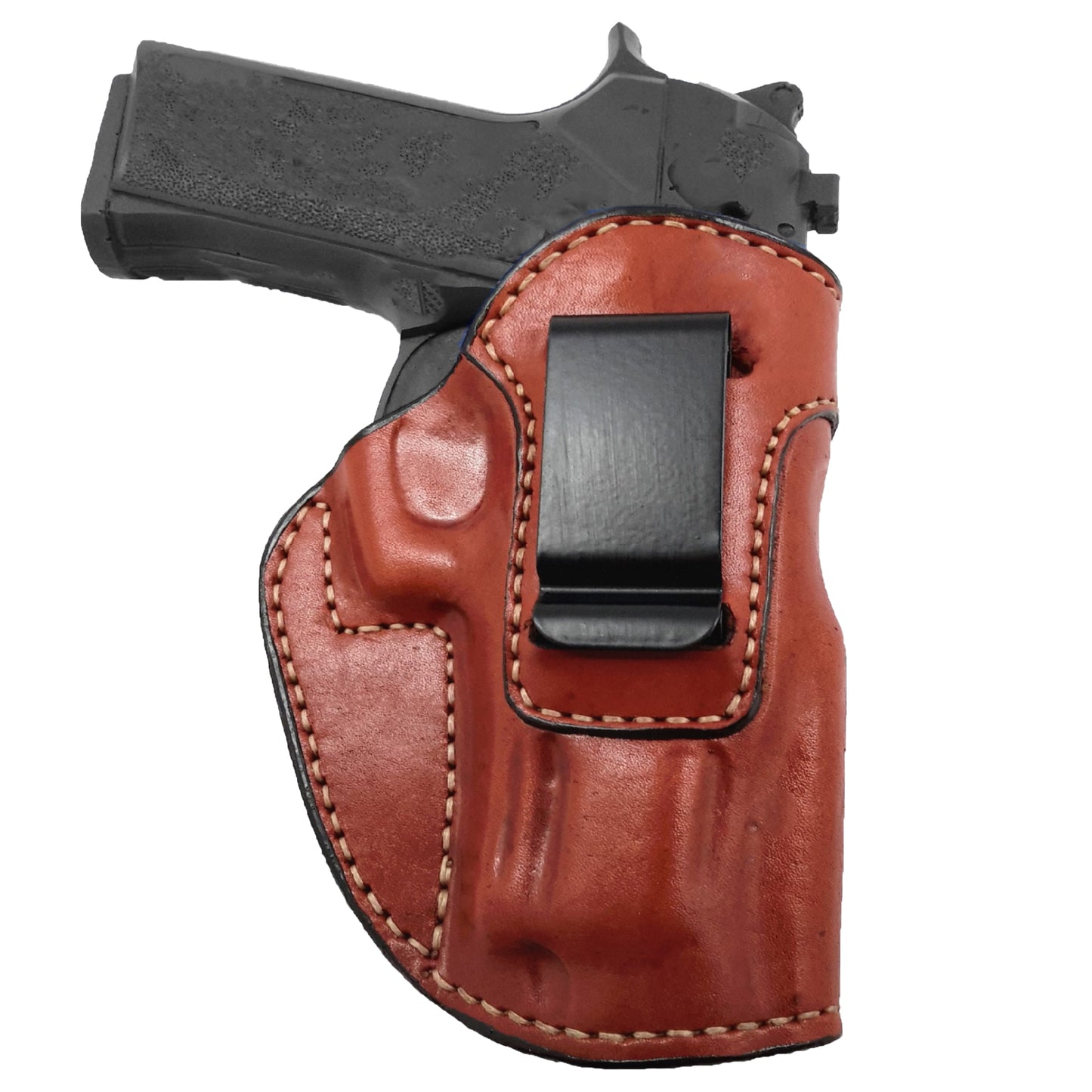 Leather IWB Holster - Inside the Waistband Concealed Carry Fits Shadow Systems MR920
