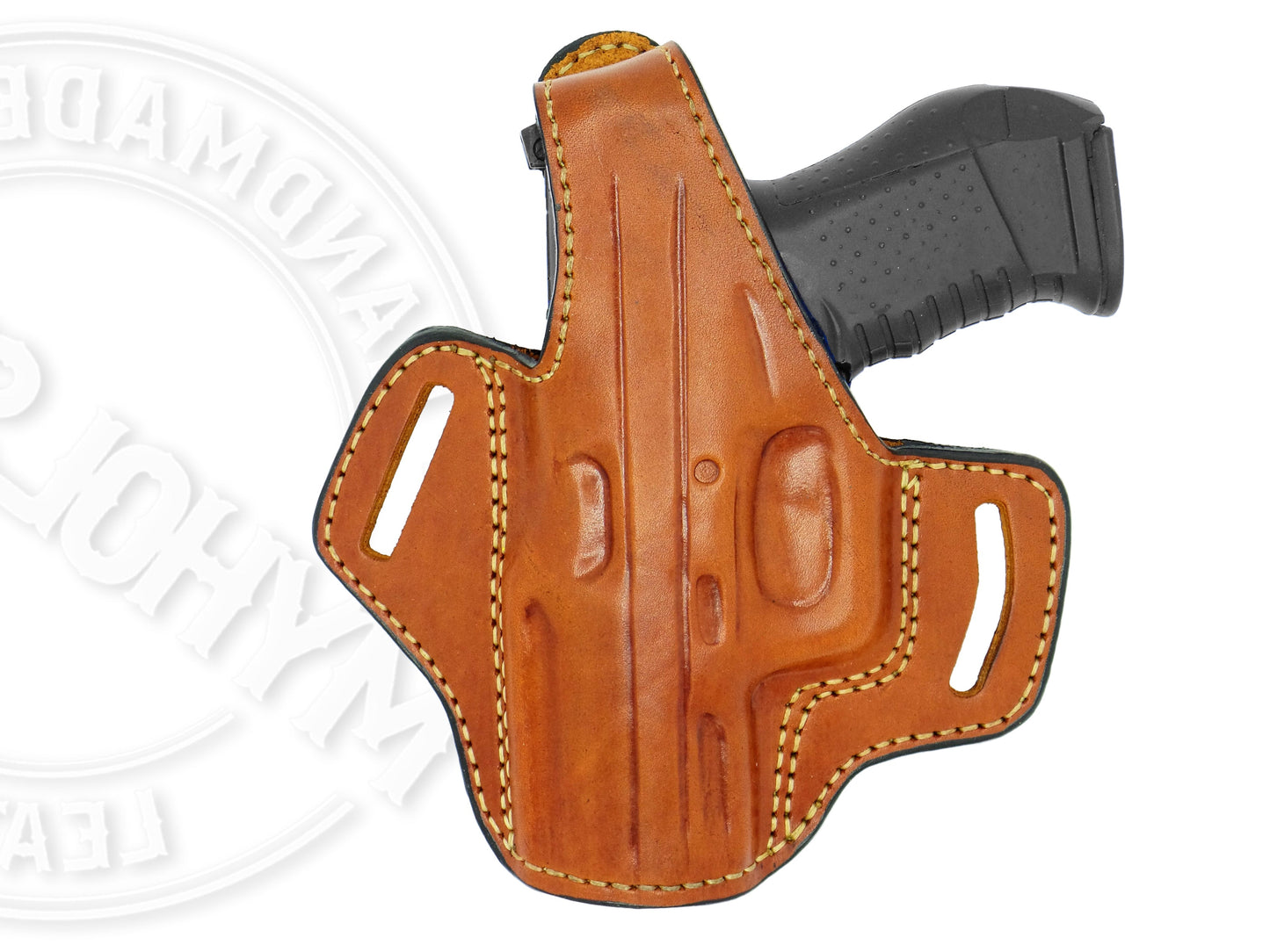 Glock 20 Gen 1 - 5  OWB Thumb Break Leather Belt Holster | Choose your Color and Hand