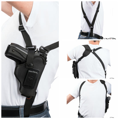 Vertical Shoulder Nylon Shoulder Holster Fits  Springfield 911 9mm