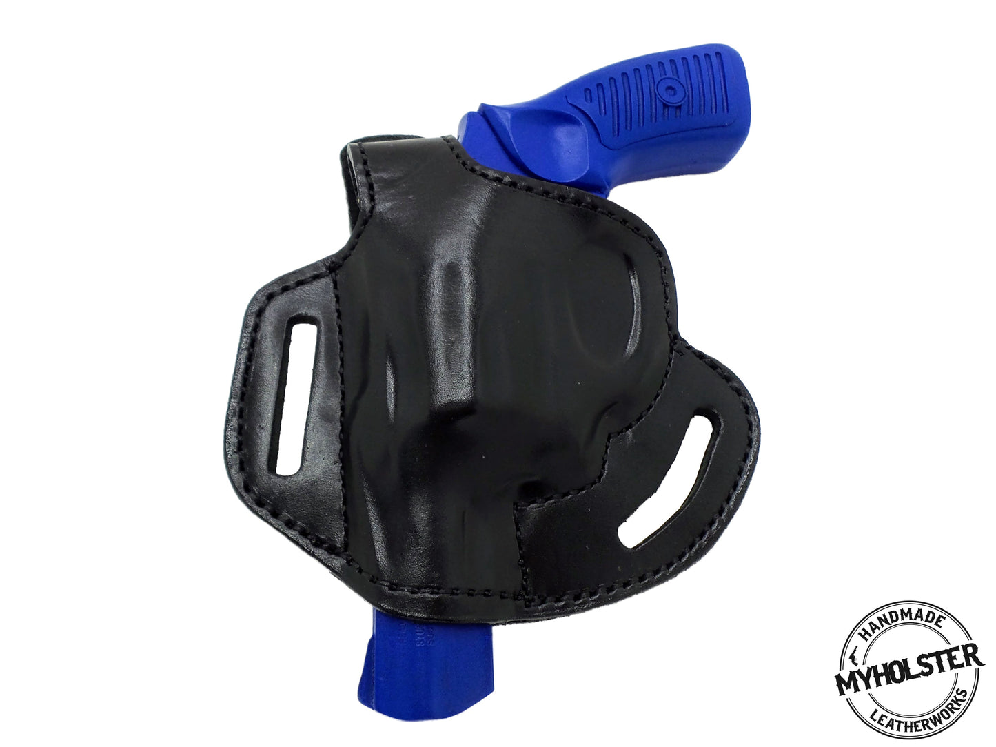Ruger SP101 4″  Barrel  OWB Thumb Break Right Hand Leather Belt Holster - Pick Your Color and Hand