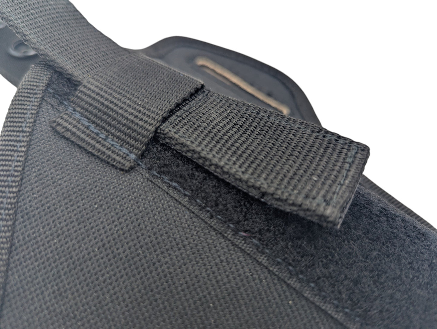 Right-Handed Semi-Molded Pancake Belt Holster with Adjustable Thumb Break Compatible w/ Stoeger STR-9SC