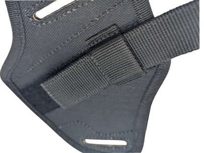 Right-Handed Semi-Molded Pancake Belt Holster with Adjustable Thumb Break Compatible w/ Smith & Wesson SW99