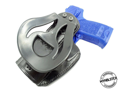 Premium Grade Cowhide Leather Holster w/ Polymer Paddle Fits Taurus G3C