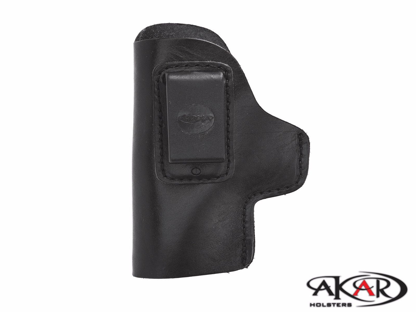 IWB CCW leather Holster LH Inside-the-Pants Clip-On Compatible with Smith & Wesson M&P Shield Plus (9mm, .45)