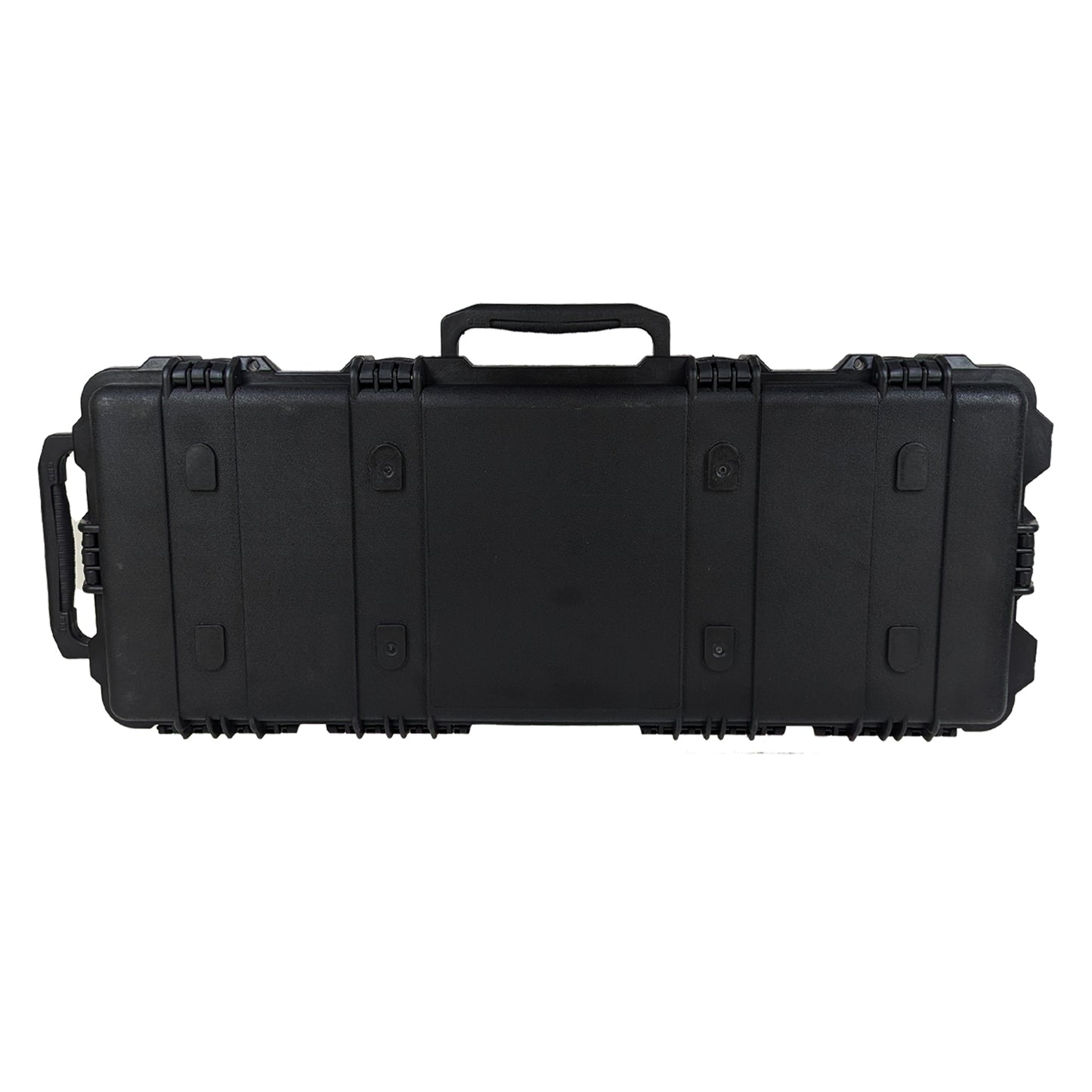 40.5" x 16.5" x 6.5" Protective Roller Tactical Rifle Hard Case with Foam, Mil-Spec Waterproof & Crushproof, Two Rifles Or Multiple Guns, Pressure Valve with Lockable Fittings Black
