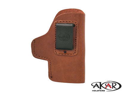 IWB CCW Leather Holster RH Inside-the-Pants Clip-On – Compatible with Mossberg MC1