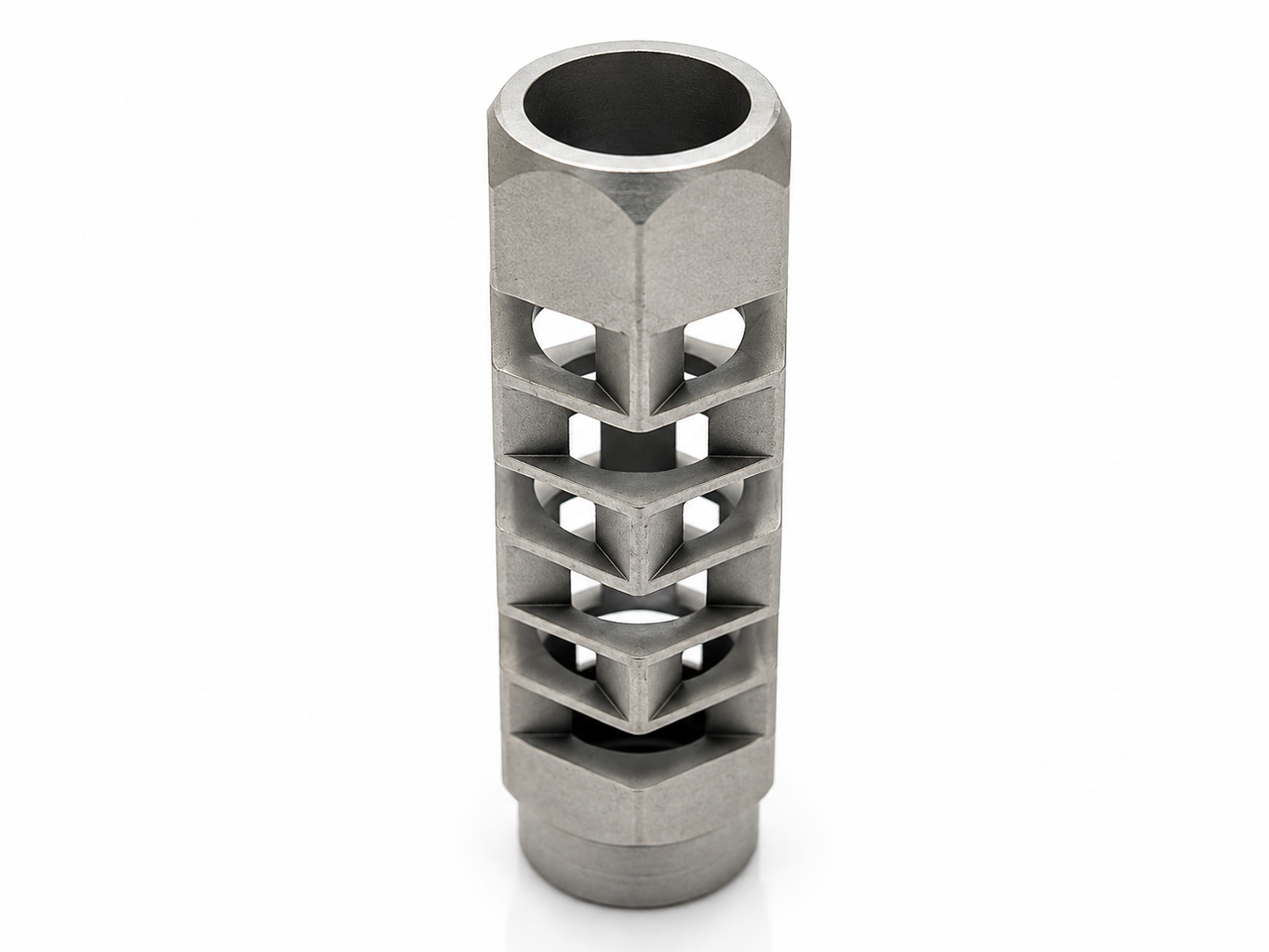 Emperor Cobra 12 Gauge Faux Muzzle Brake Shotgun Barrel Accessory Stainless Style 2