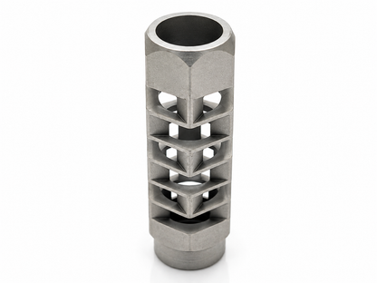Emperor Cobra 12 Gauge Faux Muzzle Brake Shotgun Barrel Accessory Stainless Style 2
