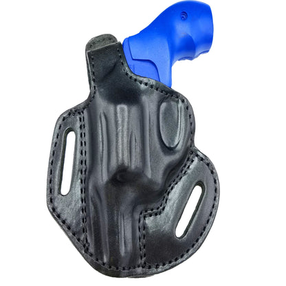 Premium OWB Leather Belt Holster – Secure, Durable & Comfortable Compatible with Smith & Wesson Model 69 2.75"