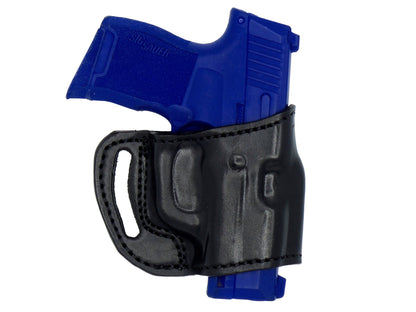 OWB Yaqui Slide Leather Belt Holster – Premium Cowhide | Open-Muzzle Design Compatible w/ Smith & Wesson M&P  M2.0 9,40 4.25"