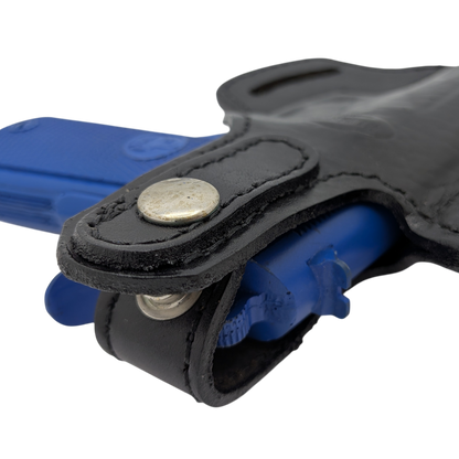 OWB Thumb Break Leather Belt Holster fits Colt 1911 Commander 4"