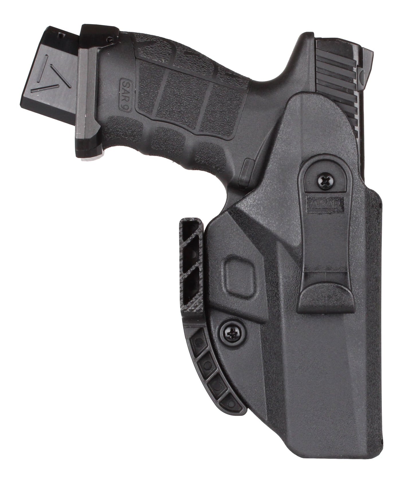 IWB Holster for Canik TP9 Series (Except Gen5 Body) | Strong & Durable Polymer | Ergonomic Design with Concealment Wing | Passive Trigger Guard Lock | Optics Ready | Adjustable Angle Fork