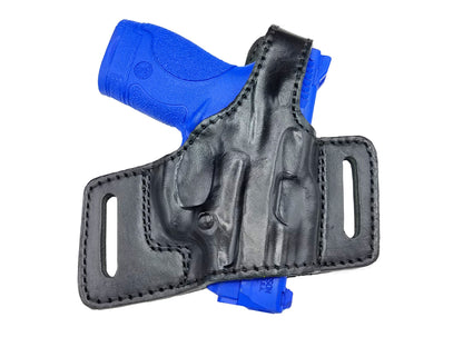 OWB Quick Draw Leather Slide Holster with Thumb Break – Premium Cowhide for Secure & Fast Access Fits Sig Sauer P365