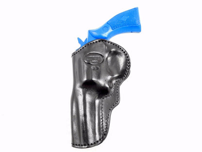 IWB Inside the Waistband Leather Belt Holster – Premium Cowhide Fits .38 Special revolver (3")