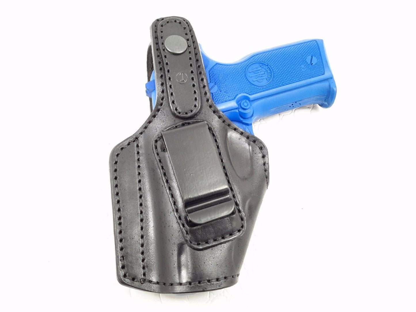 Leather IWB Holster – Middle of Back (MOB) Concealed Carry, Right Hand Fits Shadow Systems MR920
