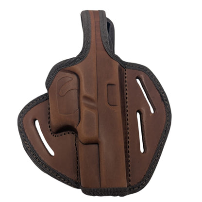Right-Hand OWB Holster for Glock 17, 19 & Similar Frames – Black or Brown