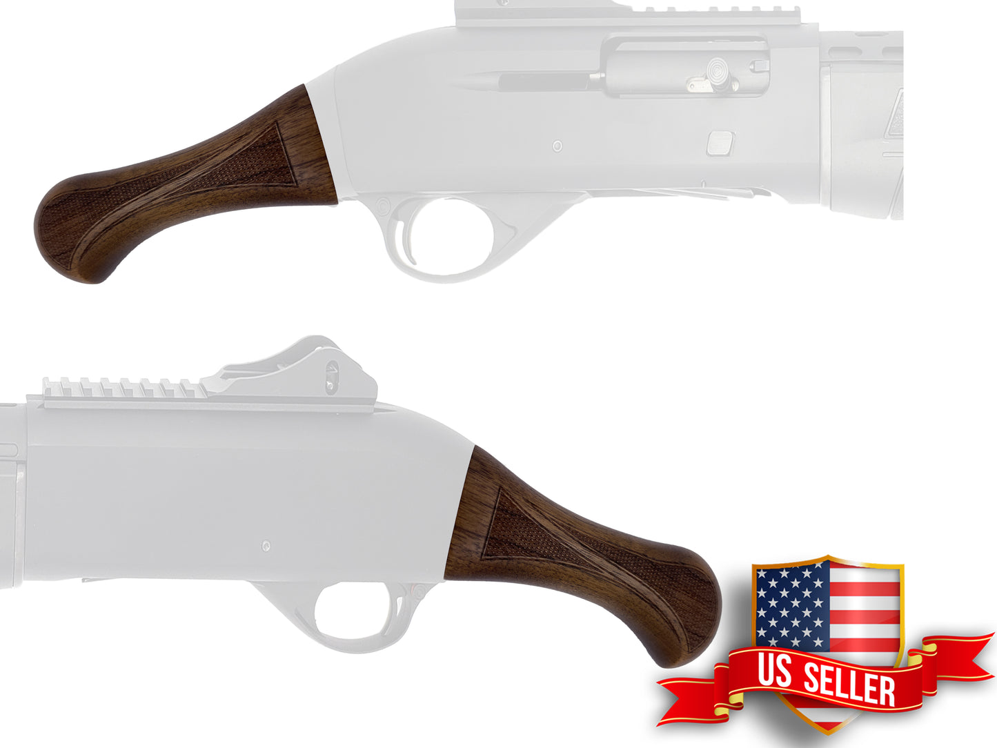 TR RZ17 Raptor Grip, (Birds Head) For Turkish Shotguns, Turkish Walnut Wood Stock Grip