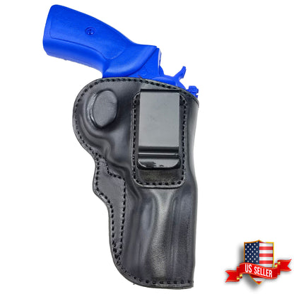 Premium Leather IWB Holster – Handcrafted Cowhide with Forward Cant Comaptible w/ Smith & Wesson Model 629 3"