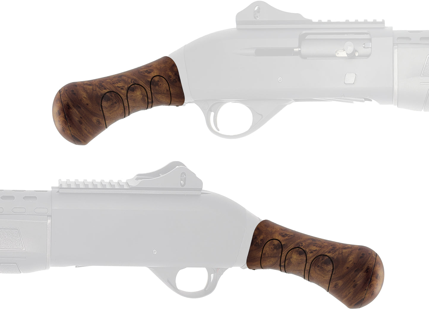 Winchester SXP Defender Pump-Action Shotgun | Raptor Birds Head Furniture Kit, FOREND & GRIP Wooden Effect|coated STYLE2