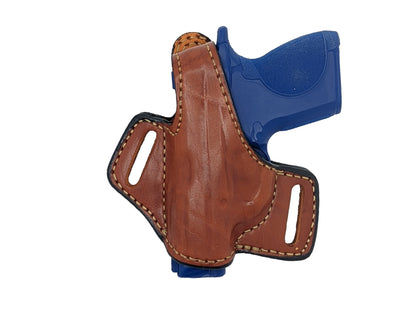 OWB Thumb Break Leather Belt Holster Fits Kimber CDS9