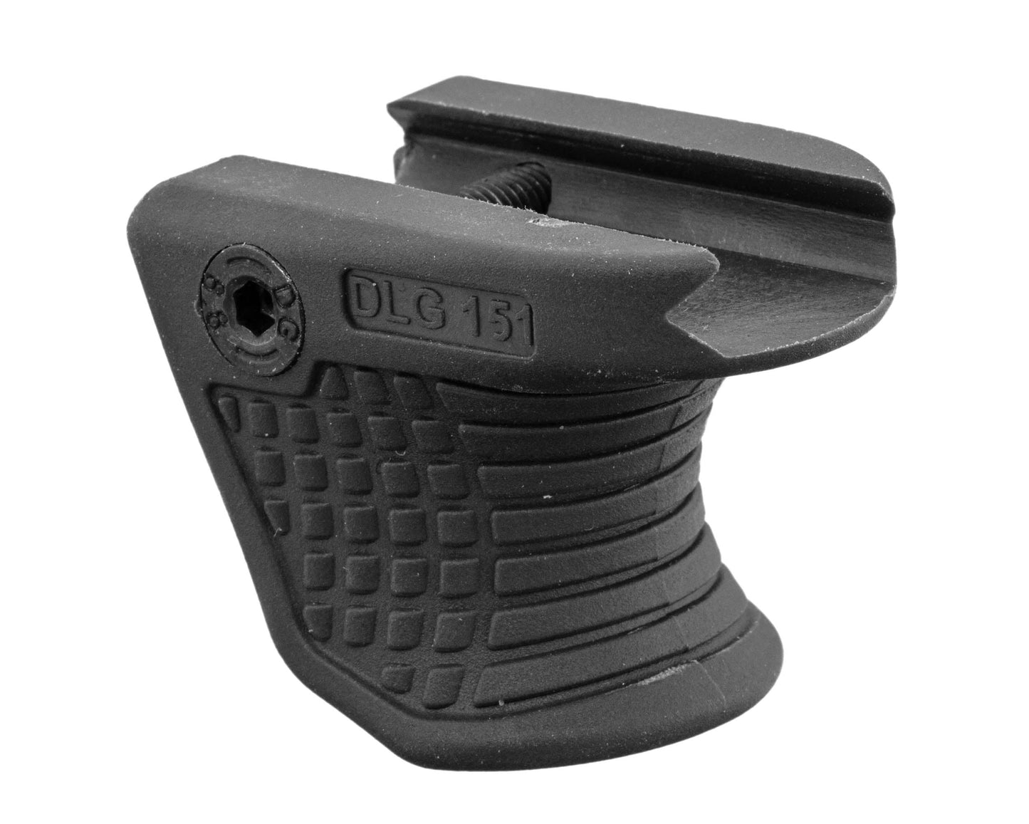 Picatinny Handstop with Durable Polymer Base - Polymer Handle & Rubber Coating Compatible with Penzer Arms  MFPA 12GA