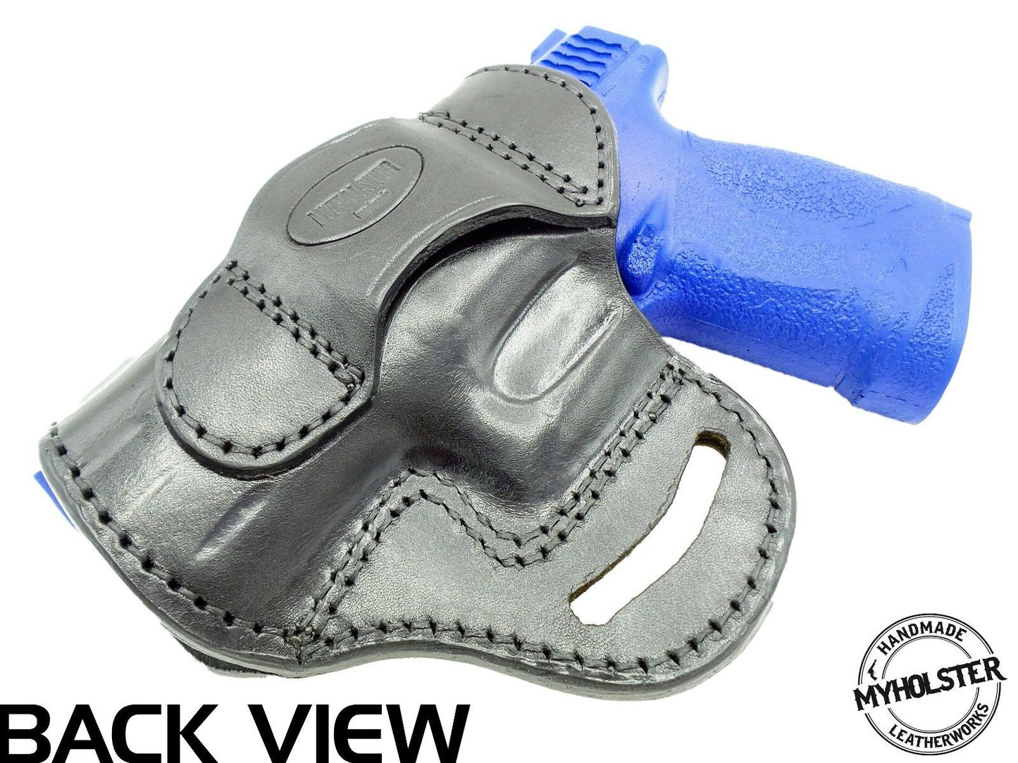 OWB Open Top Cross-draw Leather Holster Compatible w/ Smith & Wesson 6906