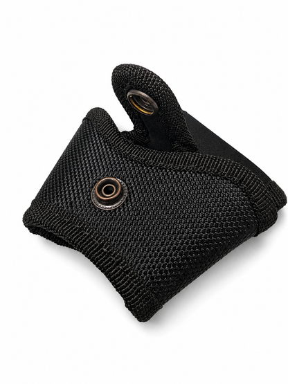 Nylon Handcuff Pouch Duty Belt Cuff Holder Snap Closure Fits 2" Belt Black