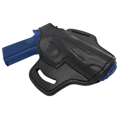 OWB Thumb Break Leather Belt Holster fits Dan Wesson Specialist Commander