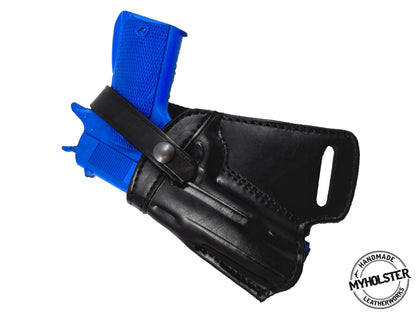 SOB Small Of the Back Leather Holster Compatible with Springfield Armory 1911 Operator AOS 9mm 5"
