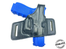 Load image into Gallery viewer, Kahr MK40  Right Hand Slide Thumb Break Leather Holster
