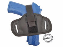 Load image into Gallery viewer, Ruger SR9E Ambidextrous Semi-molded Thumb Break Pancake Belt Holster
