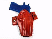 Load image into Gallery viewer, Snap-on Right Hand Leather Holster Fits Glock 17/22/31
