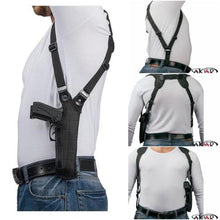 Load image into Gallery viewer, Akar Right Hand Vertical Shoulder Holster Fits S&amp;W M&amp;P 9,40,357,45 &amp; Similar

